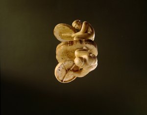 Schamane, der Trommel schlägt, Koryak-Eskimo